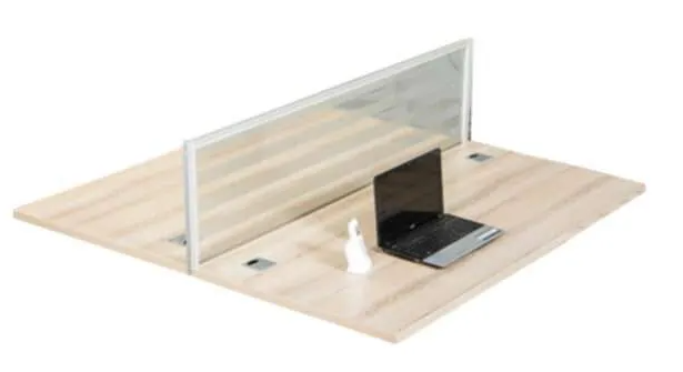 Glass Desk Based Screen 24mm